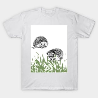 Cute hedgehogs design T-Shirt